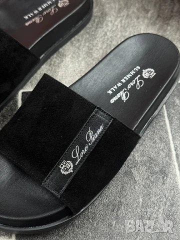 мъжки чехли от естествена кожа loro piana , снимка 2 - Мъжки чехли - 51118299