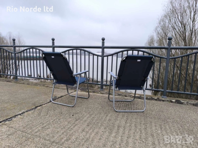 Стол сгъваем за къмпинг, риболов, почивка удобна облегалка, снимка 12 - Столове - 53854397