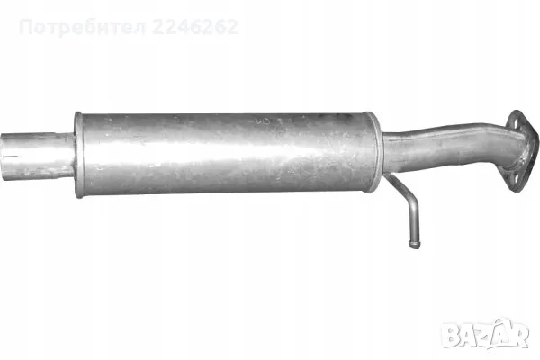 Ауспух средно гърне POLMOSTROW 10.11 ALU HYUNDAI SANTA FE /20832/, снимка 1 - Части - 47878093