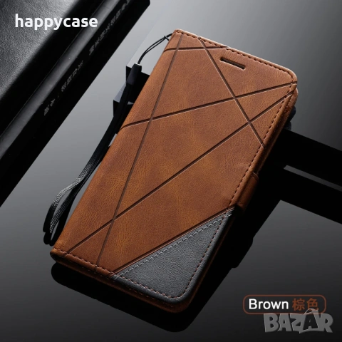 Samsung Galaxy A57 A56 A26 A16 A15 A25 / TRIANGLE Кожен калъф кейс тип тефтер, снимка 10 - Калъфи, кейсове - 44569539