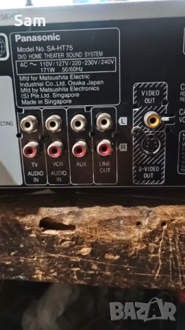 PANASONIC. SA-HT75, снимка 11 - Плейъри, домашно кино, прожектори - 52447061