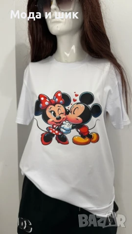 Тениска с апликация , снимка 2 - Тениски - 50876642