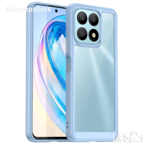 Huawei Honor X8a Силиконов Калъф Transparent TPU и Протектор, снимка 6 - Калъфи, кейсове - 52506923