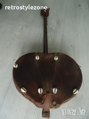 № 7962 стар африкански музикален инструмент - кора , снимка 4 - Струнни инструменти - 49689617