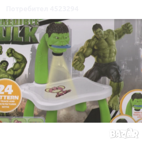 Детска масичка с вграден проектор , снимка 3 - Рисуване и оцветяване - 52623560