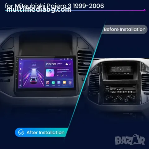 Mitsubishi Pajero 3 1999г-2006г Мултимедия Навигация Android, снимка 2 - Аксесоари и консумативи - 50065707
