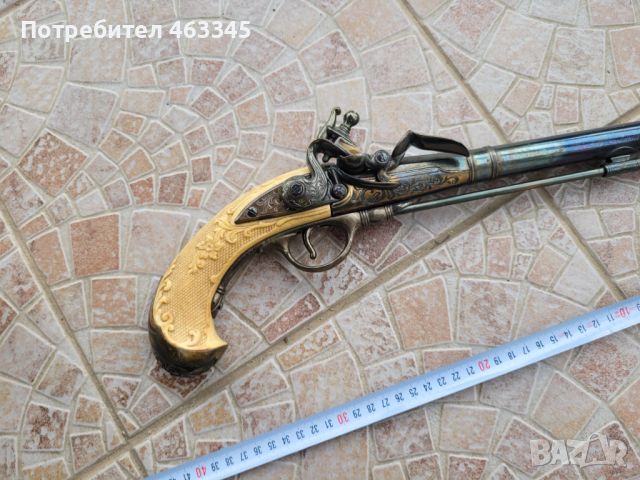 пистолет, пищов, кремъклия, снимка 12 - Антикварни и старинни предмети - 45320346