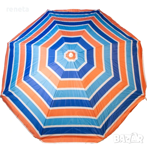 Плажен чадър Раковини, Текстилен, Разгъваем, 85 см/диаметър, снимка 1