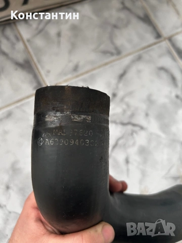 Маркучи на въздуха + дебитомер (MAF) – Mitsubishi Colt 1.5 DI-D 95 к.с., снимка 13 - Части - 53430843