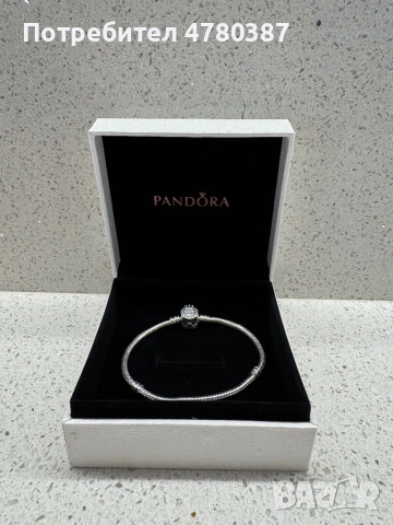 Сребърна гривна Pandora Crown