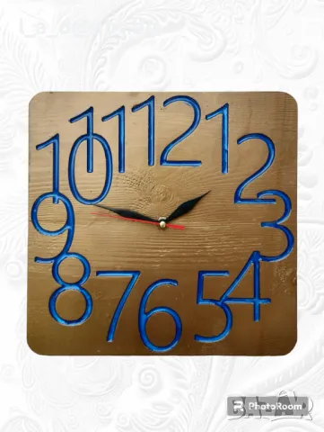 Дървени дизайнерски часовници за стена, снимка 3 - Стенни часовници - 50247926