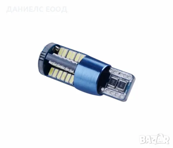 Комплект LED Диодни Крушки тип CANBUS (T10) - Бели 6000K, 12/24V, снимка 4 - Аксесоари и консумативи - 47198215