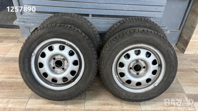 Гуми 195/60/14 с джанти VW Volkswagen Фолксваген, снимка 2 - Гуми и джанти - 45697685