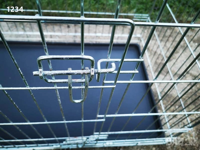 транспортна клетка метална сгъваема 92x58x62см за куче, стационар, снимка 3 - За кучета - 52861401