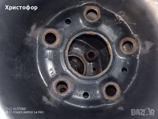 4 бр. зимни 16 цолови CONTINTAL с железни джанти за wv , снимка 11 - Гуми и джанти - 52112795