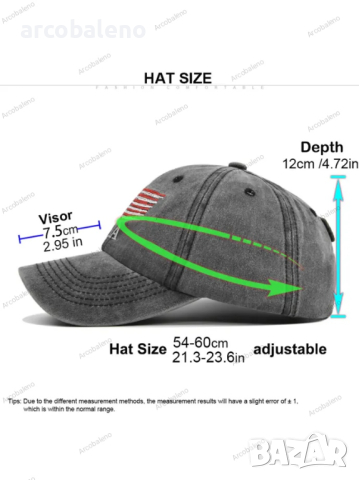 Дънкова бейзболна шапка за мъже и жени, 4цвята , снимка 4 - Шапки - 45065290