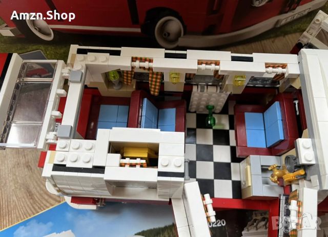 LEGO 10220 Creator Expert Volkswagen T1 Camper Van, снимка 14 - Колекции - 45637221
