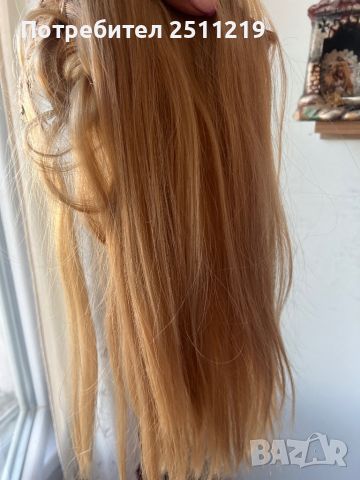 Естествена коса 3 реда , 180 гр, около 50 см, снимка 6 - Аксесоари за коса - 42193149