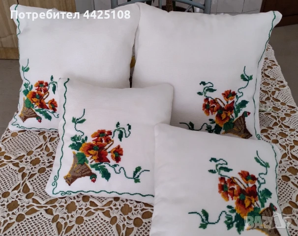 Винтидж възглавници , снимка 3 - Възглавници - 51425628