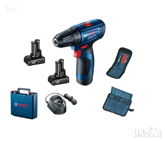 НОВА Bosch Professional Винтоверт Бормашина Bosch Professional - 1бр 6Аh Батерия + Зарядно + Комплек