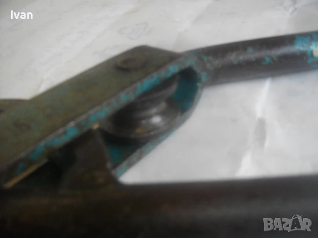 ф15мм НЕМСКИ ГОЛЯМ СТАРО КАЧЕСТВО ТРЪБОГИБ РЪЧЕН УРЕД ЗА ОГЪВАНЕ НА ВСЯКАКВИ ТРЪБИ ДИАМЕТЪР ДО ф15мм, снимка 9 - Други инструменти - 50476828