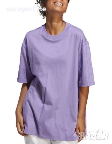 Дамска тениска ADIDAS Sportswear Dance Oversized Tee Purple, снимка 1 - Тениски - 46166042