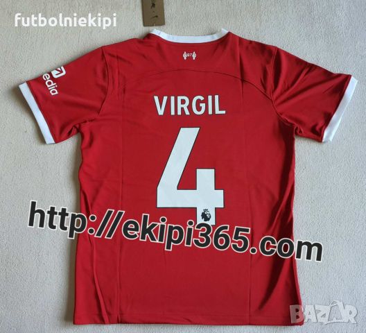 Virgil 4 - тениска Ливърпул НОВА сезон 2024, снимка 1 - Спортни дрехи, екипи - 38719010