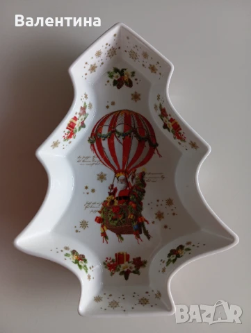 Ново Плато с формата на елха, снимка 3 - Декорация за дома - 51430538