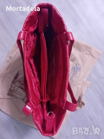 Дамска чанта естествена кожа  тип торба, снимка 3 - Чанти - 53614028