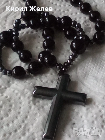 Броеница черна 52347, снимка 9 - Антикварни и старинни предмети - 52582024