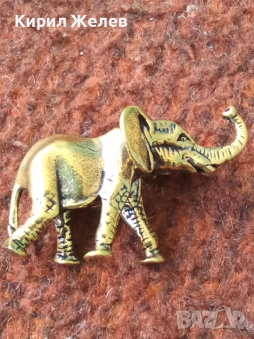 Бронзова фигурка на 🐘 слон 44643, снимка 6 - Колекции - 54177559