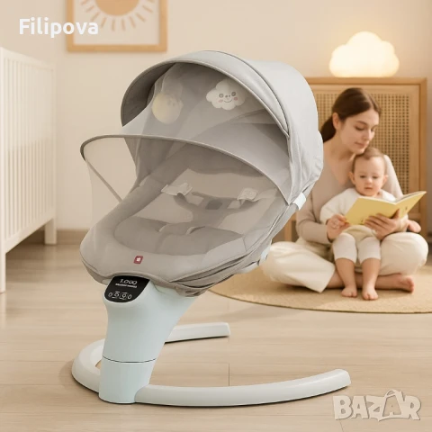 Бебешки шезлонг Zizito, Aspen, Вибриращ, снимка 2 - Други - 51326715