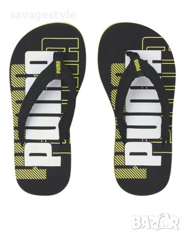 Детски чехли PUMA Epic Flip V2 Power Flip Flops Black, снимка 4 - Детски джапанки - 46214483