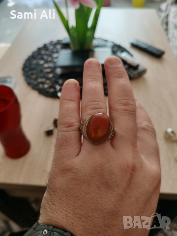 продавам пръстен сребро мъжки пак Турция идват а грама 10 лв, снимка 6 - Пръстени - 52176407