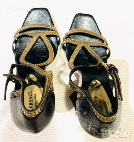 Дамски сандали VERSACE ORIGINAL, снимка 10 - Дамски елегантни обувки - 45916860