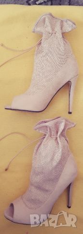 "Zara" - летни боти, снимка 1 - Дамски елегантни обувки - 45680274