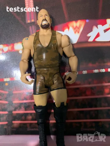 Екшън фигура WWE Big Show Грамадата WWE Mattel Camouflage basic series играчка figure, снимка 2 - Колекции - 48430031