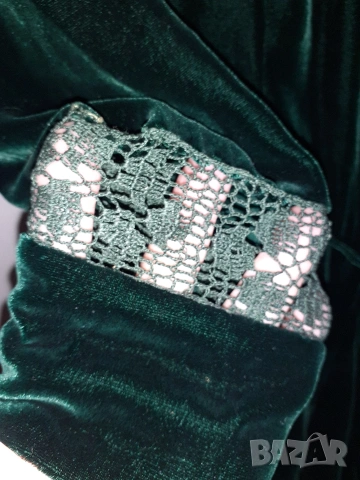 Бутикова кадифена рокля!, снимка 4 - Рокли - 53625466