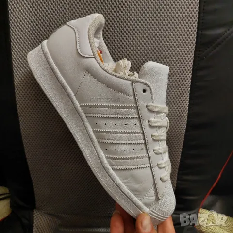 бели маратонки adidas Superstar  EG4960  номер 39 ,5-40, снимка 17 - Маратонки - 45640632
