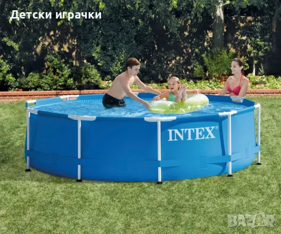 Сглобяем басейн INTEX Metal Frame с филтърна помпа, 305 х 76 см., снимка 1