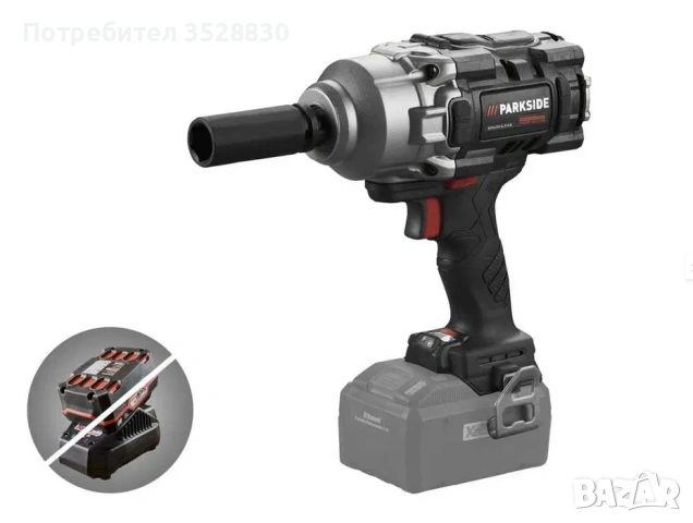 Гайковерт Parkside Performance PASSP 20-Li A3 най-добрия произвеждан модел (нов с гаранция), снимка 2 - Други инструменти - 53471013
