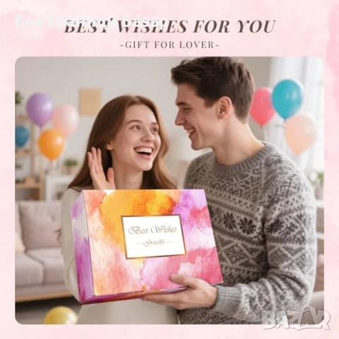 Нов Луксозен сет за жени подарък, кутия с одеяло, маска, чорапи, кърпа, снимка 8 - Подаръци за жени - 51240008