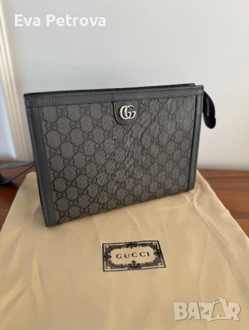Gucci Ophidia унисекс мъжки клъч чанта, снимка 5 - Чанти - 52479483