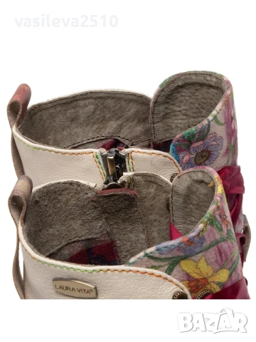 Laura Vita дамски оригинални боти от естествена кожа , снимка 5 - Дамски боти - 53892233