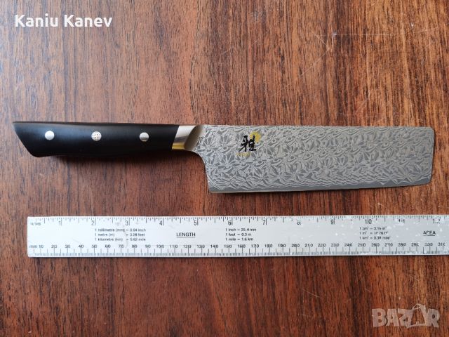 Японски нож - Miyabi 800DP Nakiri 160mm, снимка 7 - Прибори за хранене, готвене и сервиране - 45380543