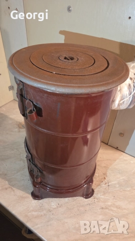 Печка на дърва с кюнци - добро състояние, снимка 2 - Отоплителни печки - 52897894