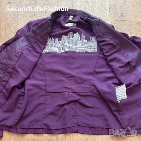 R.Rothschild дамско сако кожа полиестер размер С-М, снимка 5 - Сака - 53868080