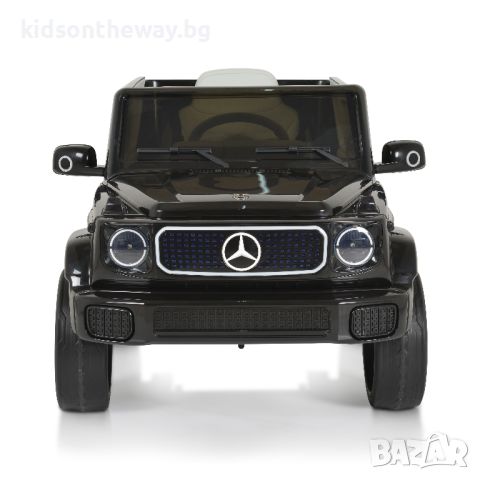 Акумулаторен джип Mercedes-Benz EQG черен, снимка 2 - Детски велосипеди, триколки и коли - 46386528