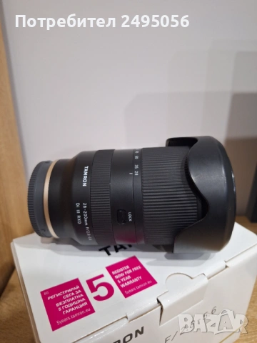 Обектив Tamron 28–200mm, снимка 7 - Обективи и филтри - 53052955