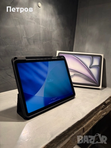 КАТО ЧИСТО НОВ Ipad Air M2 11” (2024) 128GB + Калъф, снимка 11 - Таблети - 53991368